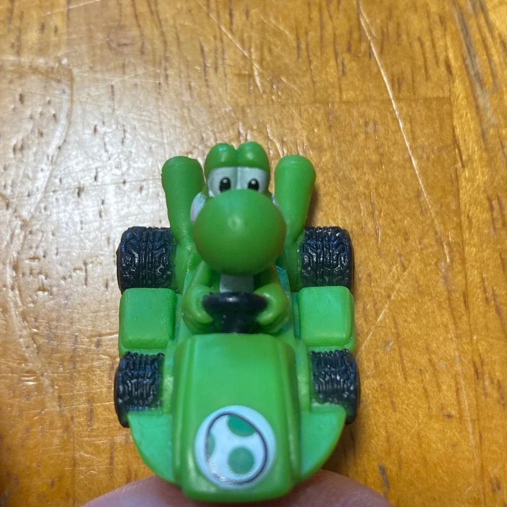 3 Nintendo Mario Kart Toy Figures Gamer TokensMini Kart Racers Yoshi Donkey Kong